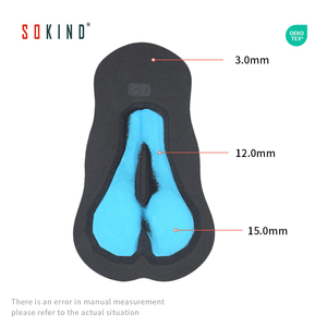 Pantaloncini da Ciclismo Premium da Uomo con Imbottitura in Gel 3D, Traspiranti e ad Asciugatura Rapida, per Bici da Strada e <span class=keywords><strong>MTB</strong></span> - Product Image 5
