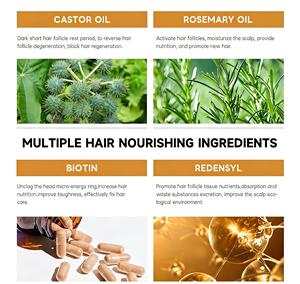 2025 OEM avanzato Pdrn a base di erbe organico per la crescita dei capelli per le donne e gli uomini Anti perdita di capelli trattamento nutriente 2-IN-1 Formula - Product Image 3