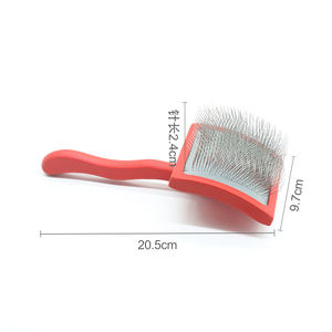 ODM OEM toptan <span class=keywords><strong>Pet</strong></span> tedarikçisi Metal uzun Pin köpek Slicker fırça orta ve büyük evcil bakım için - Product Image 6