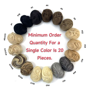 Meilleures ventes : Pinces à cheveux, Chouchous en cheveux naturels, Pièces de cheveux pour chignon désordonné, <span class=keywords><strong>Coiffure</strong></span> chignon bouclé volumineux - Product Image 3