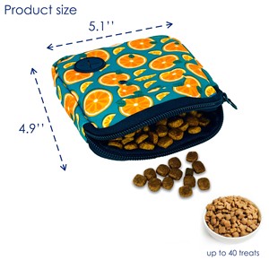Free sample Custom Logo Multi-functional Reusable Dog Walking <b>Treat</b> Pouch Magnetic Closure Cat Silicone Snack Bag For Pet - Product Image 5