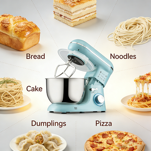 Electric Stand Mixer 4-Speed 1000W with 4.5L Stainless Steel Mixing Bowl for Household Use Dough Blender and Baking NS01001 - Product Image 5