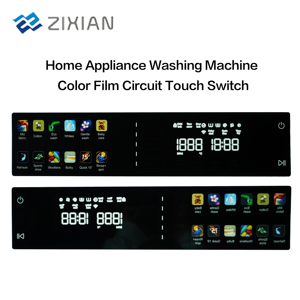 ฟิล์มป้องกันน้ำสำหรับปุ่มควบคุมเครื่องซักผ้าแบบสัมผัสสี วัสดุ PET/PC สำหรับเครื่องใช้ไฟฟ้าภายในบ้าน ใช้งานได้ 5 ล้านครั้ง - Product Image 4