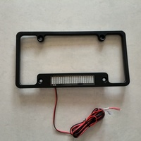 Marco de placa de matrícula de coche LED Placa de matrícula de Número de coche brillante Señal de taxi iluminada programable con mensajes en ejecución