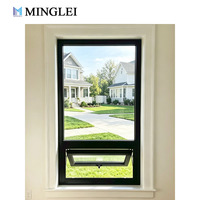 Ventana de Aluminio con Rotura de Puente Térmico, Certificación NFRC, Vidrio Low-E, Cierre Multipunto, Resistente a la Intemperie, Estilo Europeo