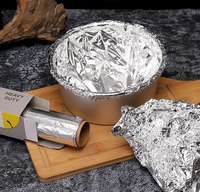 Feuille d'aluminium de qualité alimentaire pour la cuisine, feuille d'aluminium dans la feuille d'aluminium pharmaceutique 45cm