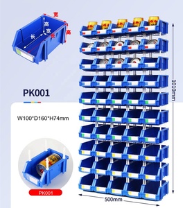 Thùng Nhựa Có Thể Xếp Chồng Lên Nhau Tùy Chỉnh Để Đựng Các Bộ Phận - Product Image 2