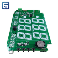 Module de circuit de contrôle d'affichage numérique LED de température et d'humidité PCBA, horloge calendrier en temps réel, service clé en main PCBA tout-en-un