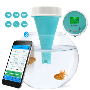 เครื่องวัดคุณภาพน้ำในสระว่ายน้ำ 6 in 1 พร้อม WIFI วัดคลอรีน/<span class=keywords><strong>pH</strong></span>/TDS/EC/ORP/ความเค็ม/อุณหภูมิ กันน้ำ - Product Image 2