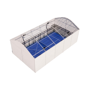 2024 SSPADEL Direct Factory Supply Court de tennis à pagaie en acier avec toit pour <span class=keywords><strong>acheter</strong></span> Paddle Court Padel Tennis - Product Image 3