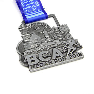 Medalla de Premio 3D Personalizada de Aleación de Zinc para Corredores de Maratón y Carreras de 5K - Product Image 5