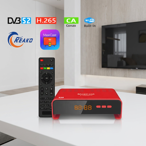 Receptor de <span class=keywords><strong>TV</strong></span> Satelital Digital MeeCast FHD265+ DVB-S2 con Wi-Fi Integrado, Decodificador Gratuito de Canales Terrestres, 1080P HD África GX6605H, Receptor Digital - Product Image 1