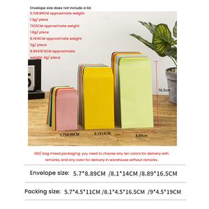 Wholesale Colorful <strong>Mini</strong> <strong>Envelope</strong> for Coins Stamps Seed <strong>Envelopes</strong> for Make Seed Packets Kraft Paper Self-Adhesive Money <strong>Envelopes</strong> - Product Image 3