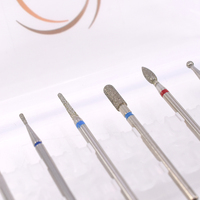 Meilleure Qualité Kit de Fraises à Ongles Diamantées pour Nettoyage des Cuticules Manucure, Ensemble de Mèches pour Ponceuse Électrique Manucure Pédicure