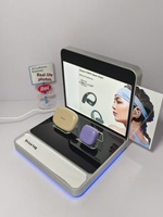 Support d'affichage OWS en acrylique transparent pour écouteurs Bluetooth sans fil intra-auriculaires de sport avec lumière LED