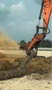 Broyeur de bois monté sur excavatrice, accessoire déchiqueteur de palmiers à vendre - Product Image 3