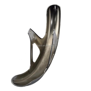 <span class=keywords><strong>Garde</strong></span>-<span class=keywords><strong>boue</strong></span> <span class=keywords><strong>avant</strong></span> chromé en acier inoxydable électrolytique pour moto Street Bike Suzuki AX100, référence 53109-23460 - Product Image 6