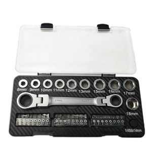 Kit de <span class=keywords><strong>clé</strong></span> <span class=keywords><strong>à</strong></span> douille <span class=keywords><strong>à</strong></span> <span class=keywords><strong>cliquet</strong></span> pour réparation automobile, outil <span class=keywords><strong>à</strong></span> main, boîte <span class=keywords><strong>à</strong></span> outils <span class=keywords><strong>à</strong></span> main, kit de clés <span class=keywords><strong>à</strong></span> douille, 1/4 pouces, 36 pièces/ensemble - Product Image 2