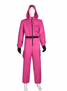 Venta caliente <span class=keywords><strong>de</strong></span> disfraces <span class=keywords><strong>de</strong></span> cosplay <span class=keywords><strong>de</strong></span> Halloween-Trajes rojos <span class=keywords><strong>de</strong></span> Money Heist para niños y adultos, incluyendo ropa <span class=keywords><strong>de</strong></span> juego <span class=keywords><strong>de</strong></span> rol y máscaras - Product Image 3