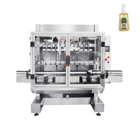 Machine de remplissage automatique pneumatique de liquides et pâtes 100 ml pour usines, bouteilles en plastique/verre, bidons, eau, huile, produits chimiques