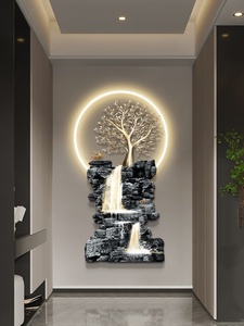 Yiwu nhà máy ban đầu <span class=keywords><strong>facai</strong></span> cây Phong Cảnh Sơn lối vào dẫn trang trí sơn treo sơn trang trí nhà - Product Image 5