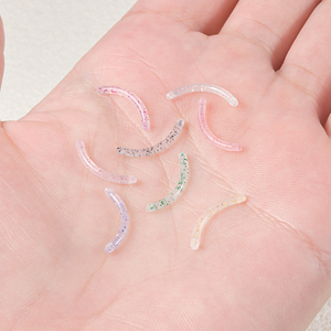 Barra <span class=keywords><strong>de</strong></span> Acrílico Curvada Trasera, Accesorios <span class=keywords><strong>para</strong></span> <span class=keywords><strong>Piercing</strong></span> <span class=keywords><strong>de</strong></span> Ceja, Ombligo, Nariz, Pezón, Lengua, 8/12 Unidades, 14G - Product Image 4