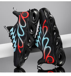 Chaussures de course pour hommes - Nouveau style d'automne - Semelle torsadée - Semelle épaisse tendance - Grande taille - Chaussures décontractées tendance - Product Image 2