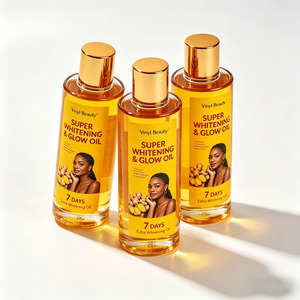 Fabricant OEM d'huile corporelle au curcuma, marque privée, huile corporelle éclaircissante et réparatrice, fournisseur en gros d'huiles à base de plantes - Product Image 3