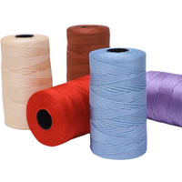 Haute qualité 250g/boule ruban plat fil de soie de glace fil de Crochet recyclé à tricoter à la main fil de Crochet pour sacs fil de fantaisie