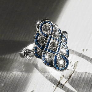 Anello Ispirato al Vintage per Donne, Elegante Anello da Dito, Gioiello di Moda Quotidiana - Product Image 3