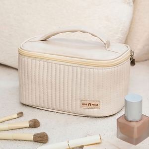 Large <b>Make</b> <b>up</b> Organizer <b>Bags</b> Travel Cosmetic Tote Makeup <b>Bag</b> for Women - Product Image 3