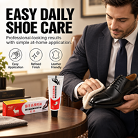 Crème à cirer les chaussures Jin Yang, formule naturelle pure, 30g, douce, sûre, facile à nettoyer, unisexe, pour application manuelle à la maison