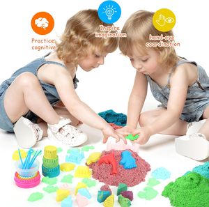 Hot Bán Nhà Máy Tùy Chỉnh Trẻ Em Cát Động Vật Khay Đồ Chơi Quà Tặng DIY Cảm Giác Trẻ Em Của Chơi Cát Hộp - Product Image 5