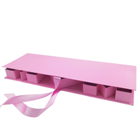 Boîtes rigides pour la fête des mères, emballage en carton pour macarons, chocolats, avec laminage mat, pour boîte cadeau fleurs, fraises, sushis