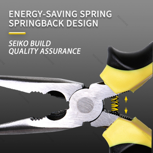 מכירה חמה 45#פלדה מבנה בנייה הנדסה תיקון מכאני מחט אף צבת אף ארוך צבת 8 אינץ' - Product Image 4