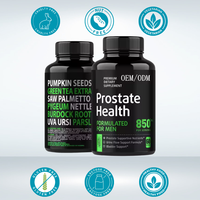 Capsules de soutien de la prostate OEM ODM, marque privée, supplément de vitalité pour la santé urinaire masculine, formule à base de plantes