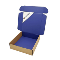 Boîtes en papier d'expédition personnalisées recyclables imprimées en noir personnalisées emballage cadeau d'expédition boîte d'expédition en carton
