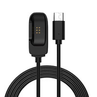 Câble de charge magnétique de type C noir de remplacement pour DJI Mic Mini 2 Mic 3 Transmitter, charge rapide et transfert de données