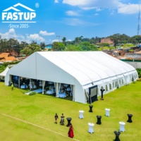 Tente Courbe 15x20m 20x30m 30x40m 35x40m 40x50m Tente de Mariage pour Événements d'Église Tente de Réception Extérieure pour 500-1000 Personnes