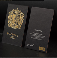 Cartes de visite en carton texturé, impression de logo en relief, cartes de visite personnalisées, papier de luxe, cartes de visite avec logo en feuille d'or, cartes de remerciement