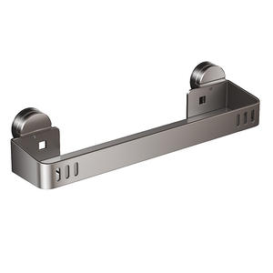 Étagère murale à ventouse puissante pour cuisine et salle de bain, organisateur de rangement durable au design rond pour usage domestique - Product Image 2