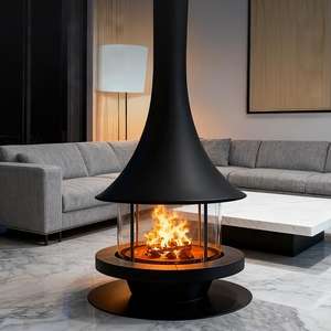 Отдельностоящий декоративный камин с реалистичным пламенем для дома, улицы и отелей с английским дисплеем - Product Image 6