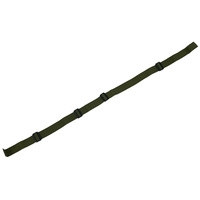 Sangle de fusil tactique en nylon à 2 points, extra longue, traditionnelle, à longueur réglable, avec crochet métallique
