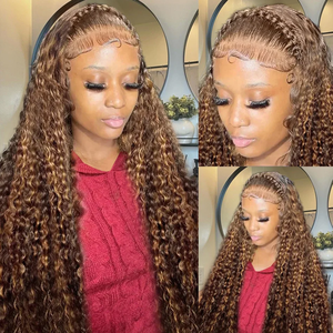 วิกผมหยิกเป็นลอนวิกผมดิบของคนบราซิลผมหยิกเป็นลอนตรงผมลอนระ<span class=keywords><strong>บ</strong></span>ายอากาศขนาด13X6จากสวิสวิกผมด้านหน้า - Product Image 4