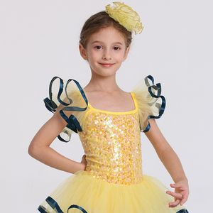 Robe de princesse AL-P027, robe de tutu de ballet personnalisée pour filles, groupe d'âge enfants, vêtements de scène pour spectacle romantique - Product Image 5