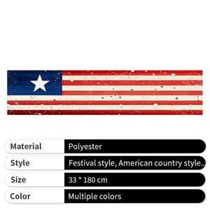 New Party Decorations Promotions Wholesale Props Ambience <b>Table</b> <b>Runners</b> for Independence Day - Product Image 5