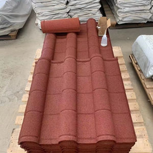 モダンデザインソーラー屋根タイル石コーティング屋根シート亜鉛工場カスタマイズパラメータ仕様低価格 - Product Image 1