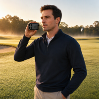 Direkt vom Hersteller: Golf-Entfernungsmesser 1000m, Laser-Messgerät für große Distanzen mit Steigungsmessung, Flaggenfixierung und Vibrationsalarm