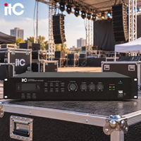 Amplificateur audio multimédia 2*350W 8Ω avec protection contre la surchauffe, en alliage d'aluminium, pour salle de karaoké, amplificateur de renforcement sonore