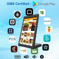 Tablette tactile de commande pour restaurant 10,1 pouces, écran tactile NFC, tablette PC Android 13 2+16 Go, tablettes POS en forme de L